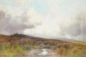 Bunkery Beacon, Exmoor by Frederick John Widgery