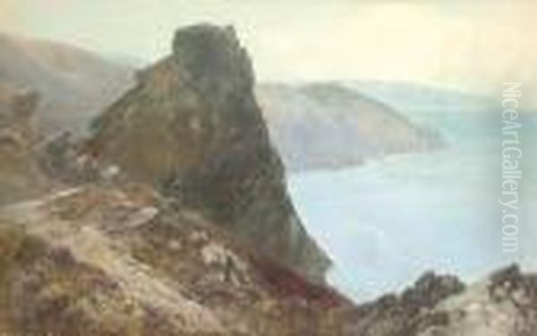 Castle Rock, Lynton - view 1
