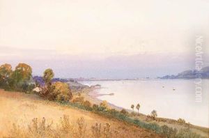 Sunset On The Teign, Teignmouth by Frederick John Widgery