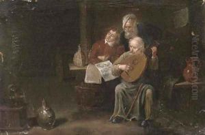 Musicians in an interior by David The Younger Teniers