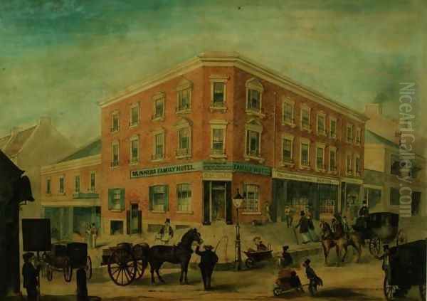 Corner of George and Hunter Streets, Sydney, 1849 - view 1