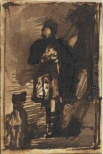 Study For A Portrait Of Prince Augustus Frederick, Duke Of Sussex by Sir David Wilkie