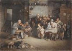 The Blind Fiddler, And Another By The Samehand by Sir David Wilkie