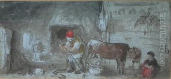 A Farmyard Scene - view 1