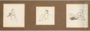 Three Studies Of Children by Sir David Wilkie