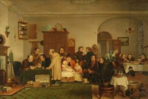 The Rent Day by Sir David Wilkie