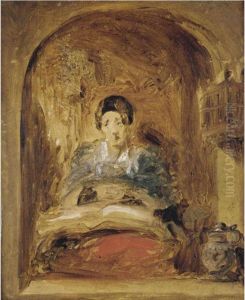 Sketch Of A Woman At The Window by Sir David Wilkie