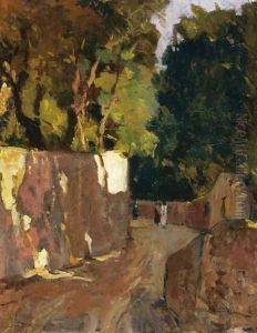 Narrow Row with Figures by Ludovico Tommasi