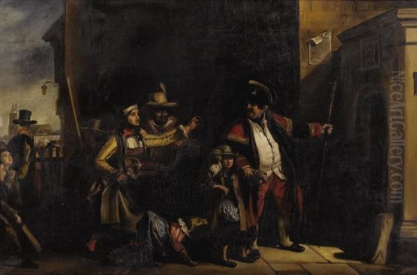 Gypsies And The Baliff - view 1