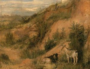 A Landscape With Two Goats by Sir David Wilkie