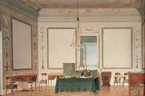 Emperor Alexander I 1777-1825 in the Palace Office, 1820