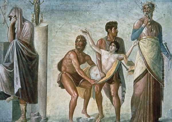 The Sacrifice of Iphigenia, from the House of the Tragic Poet, 1st century AD - view 1