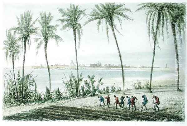General View of Cadiz, engraved by John Pye 1782-1874 - view 1