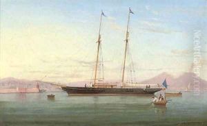 A British racing schooner lying off Naples