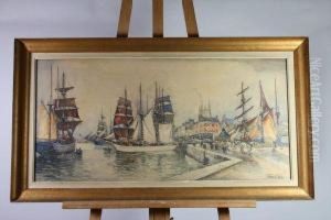 Bateaux A Quai by Frank Will