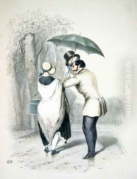 The Milliner or A Way to Engineer an Introduction, c.1840 - view 1