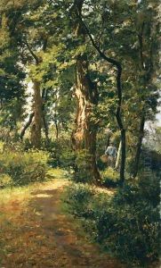 In the Woods by Adolfo Tommasi