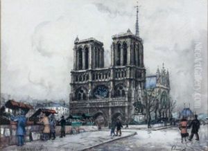 Notre Dame, Les Bouquinistes by Frank Will