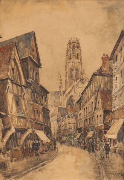 Vue De La Cathedrale De Rouen - view 1