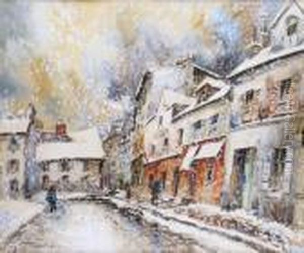Paris, Montmartre Sous La Neige - view 1