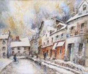 Paris, Montmartre Sous La Neige by Frank Will