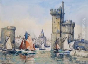 L'entree Du Port De La Rochelle by Frank Will