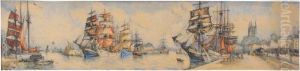 Le Port De Fecamp by Frank Will