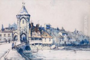 Moret Sur Loing, La Vieille Porte by Frank Will