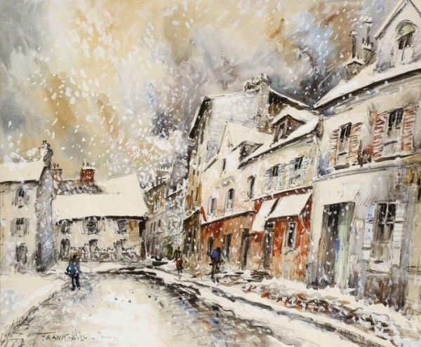 Montmartre Sous La Neige - view 1