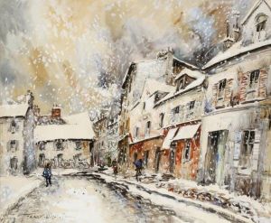 Montmartre Sous La Neige by Frank Will