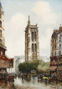 La Tour Saint-jacques by Frank Will