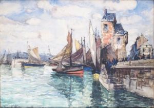 Honfleur,le Vieux Bassin by Frank Will