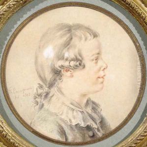 Portrait of a boy, said to be Mozarts son, 1787 thumbnail