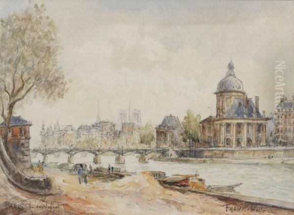 Paris, L'institut Et Les Quais - view 1