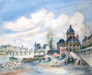 Paris, La Seine Et Linstitut