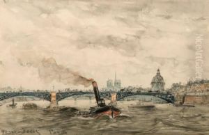 Vapeur Sur La Seine by Frank Will