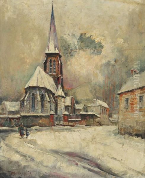 L'eglise Du Village Sous La Neige - view 1
