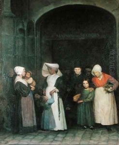 The House of Refuge, c.1840 by Alphonse Louis Pierre Trimolet