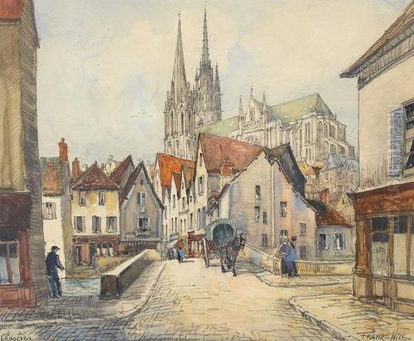 Blick Auf Die Kathedrale Von Chartres. - view 1