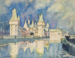 Vue Du Chateau De Maintenon by Frank Will