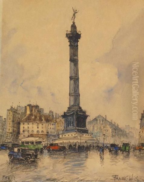 Paris, La Place De La Bastille - view 1