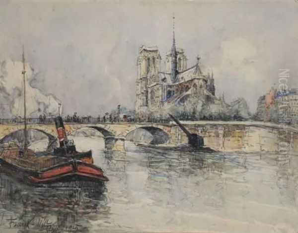 Paris, La Seine Et Notre Dame - view 1
