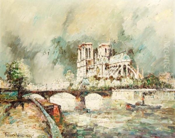Notre-dame Vue Des Quais by Frank Will