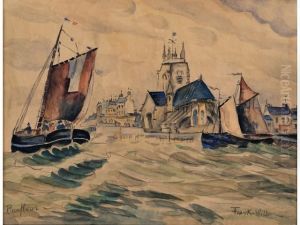 L'entree Du Port De Barfleur by Frank Will