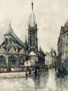 Animation Devant L'eglise De Saint-severin Animation Devant L'eglise De Saint-severin