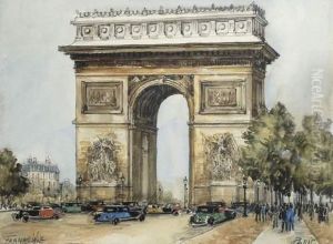 Paris, L'arc De Triomphe by Frank Will