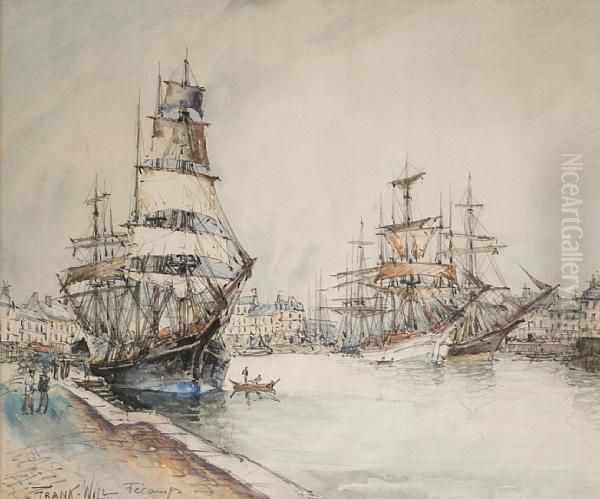 Harbour Scene, Fecamp - view 1