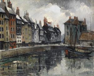 Le Port De Honfleur by Frank Will