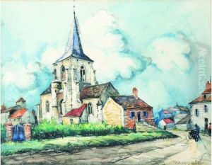 L""eglise Et Le Village De Messanges