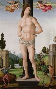 Martyrdom of St. Sebastian, c.1490-95 by di Piero Tommaso